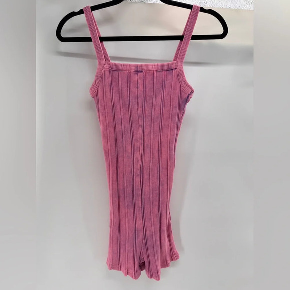 Zara Ribbed Tie Dye Jumpsuit Romper Bloggers Fav Small - Picture 4 of 9